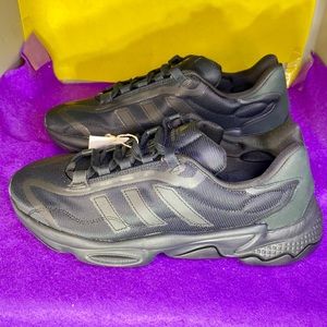 adidas Originals Ozweego Pure Triple Core Black Sz 10.5 H04216 Running Shoes New